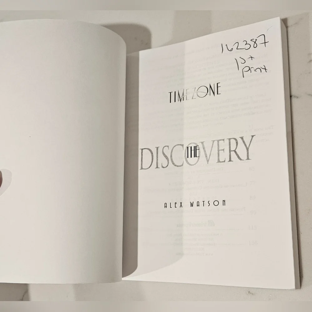 BOGO The Discovery Alex Watson Paperback Book Time Zone Series